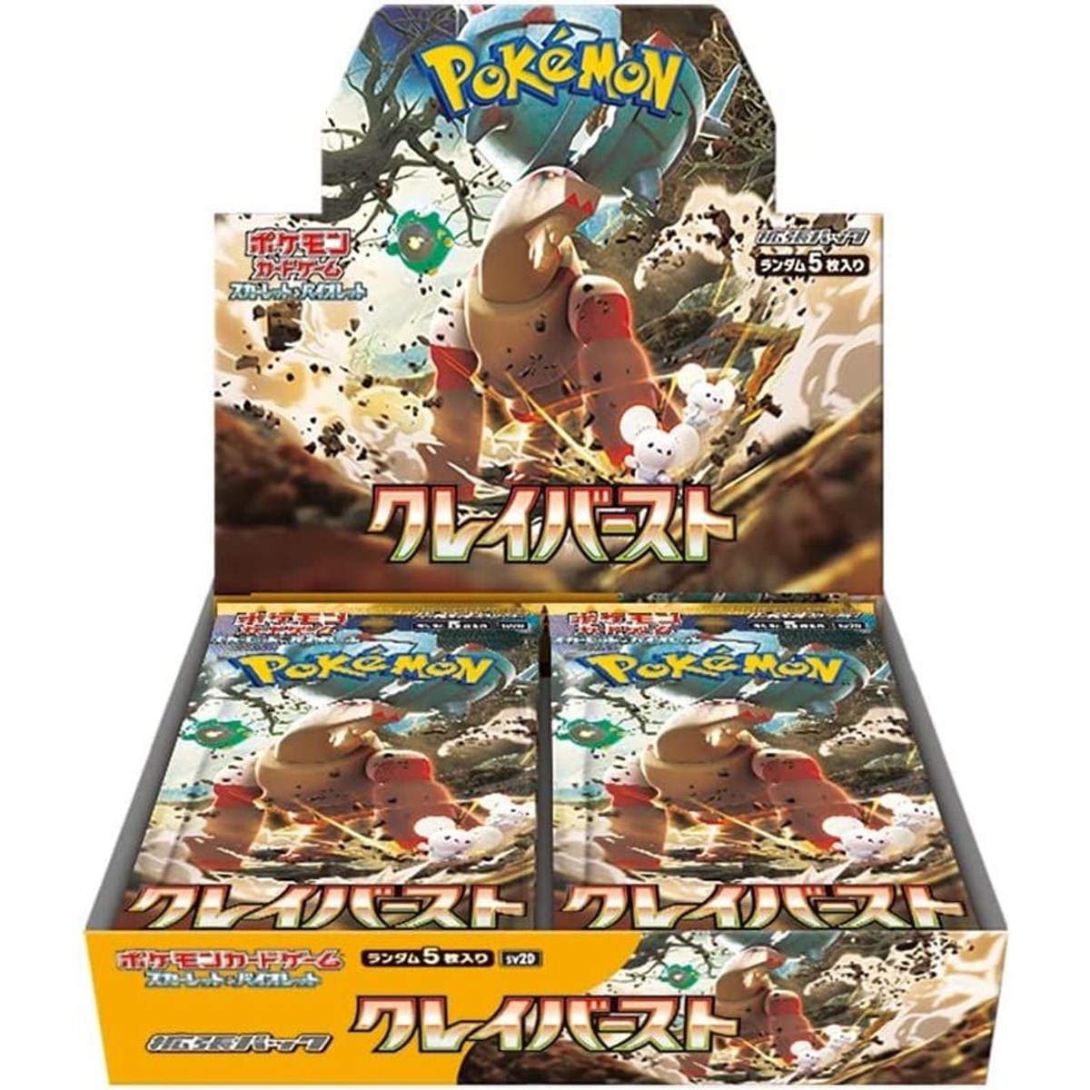 POKEMON CLAY BURST SV2D DISPLAY (BOX DA 30 BUSTE) JAP GIAPPONESE