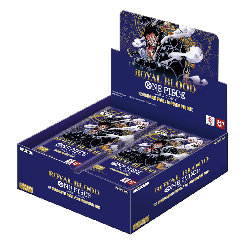 OP 10 Royal Blood One Piece Card Game DISPLAY sigillato (BOX DA 24 BUSTE) INGLESE ENG