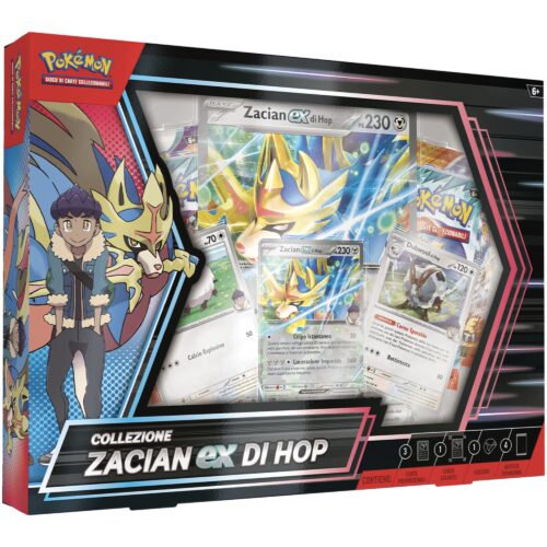 Pokémon Collezione Zacian EX di Hop (ITA) 4 BUSTE