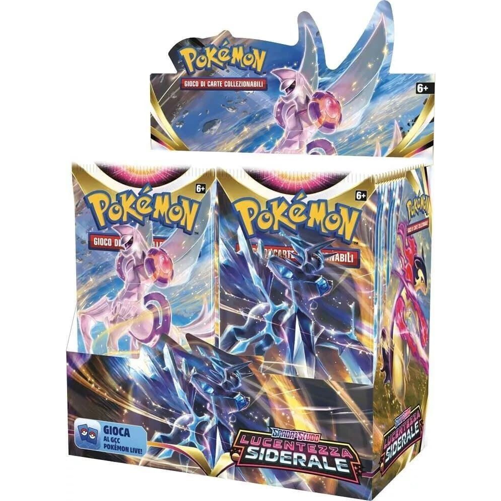 POKEMON LUCENTEZZA SIDERALE DISPLAY SIGILLATO (BOX DA 36 BUSTE) ITA ITALIANO