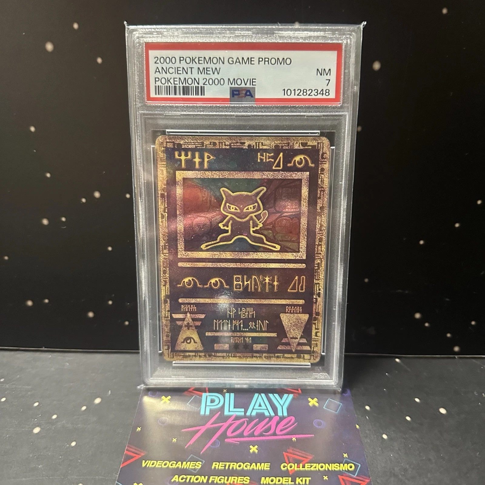 ANCIENT MEW ANTICO PSA 7 POKEMON MOVIE 2000 PROMO NM FILM POKEMON CINEMA