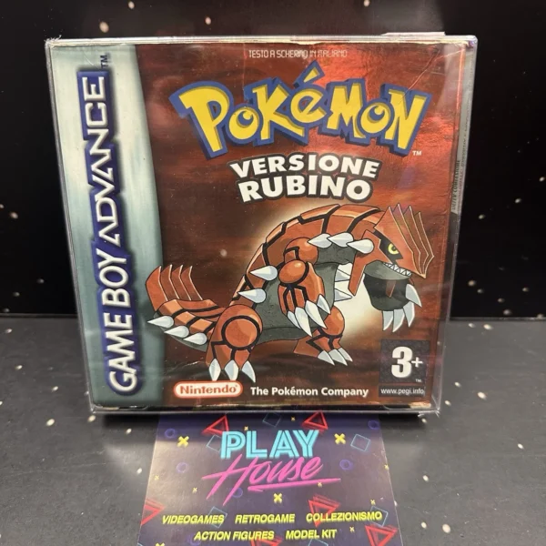 POKEMON VERSIONE RUBINO GBA GAMEBOY ADVANCE PAL ITA NINTENDO BOXED USATO