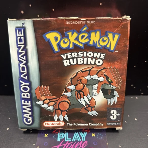 POKEMON VERSIONE RUBINO GBA GAMEBOY ADVANCE PAL ITA NINTENDO BOXED USATO
