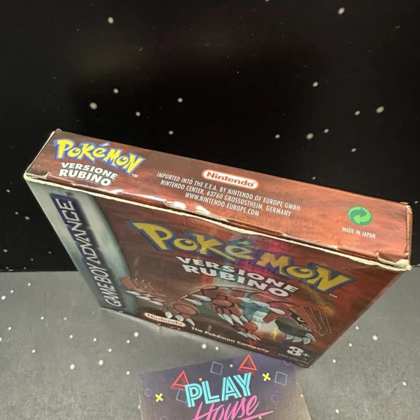 POKEMON VERSIONE RUBINO GBA GAMEBOY ADVANCE PAL ITA NINTENDO BOXED USATO