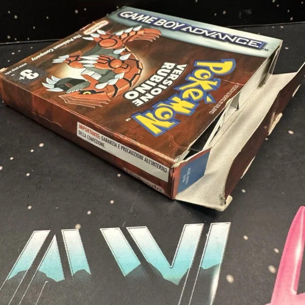 POKEMON VERSIONE RUBINO GBA GAMEBOY ADVANCE PAL ITA NINTENDO BOXED USATO