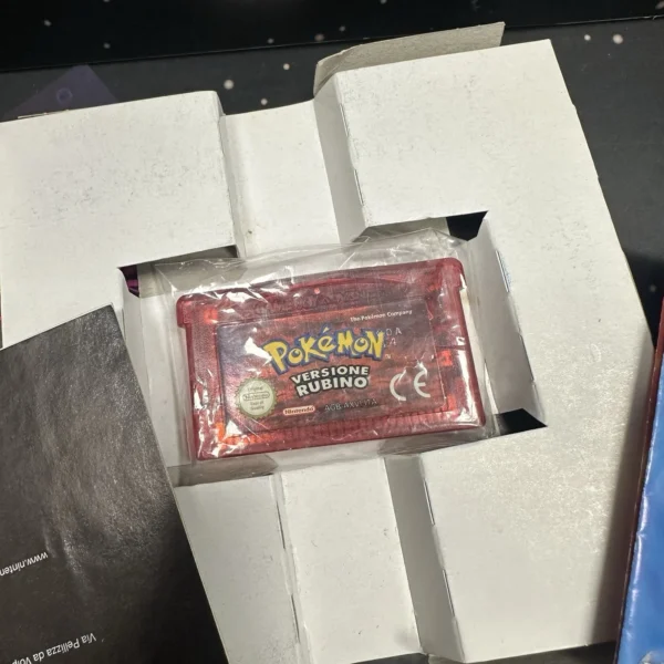 POKEMON VERSIONE RUBINO GBA GAMEBOY ADVANCE PAL ITA NINTENDO BOXED USATO