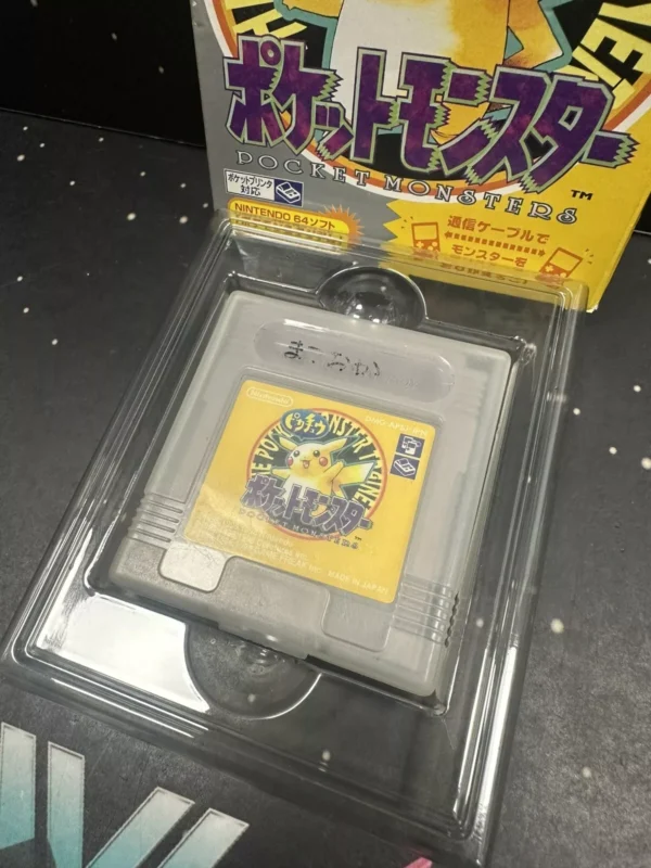 POKEMON GIALLO GAME BOY GIAPPONESE NINTENDO JP JAPAN USATO POCKET MONSTERS GB