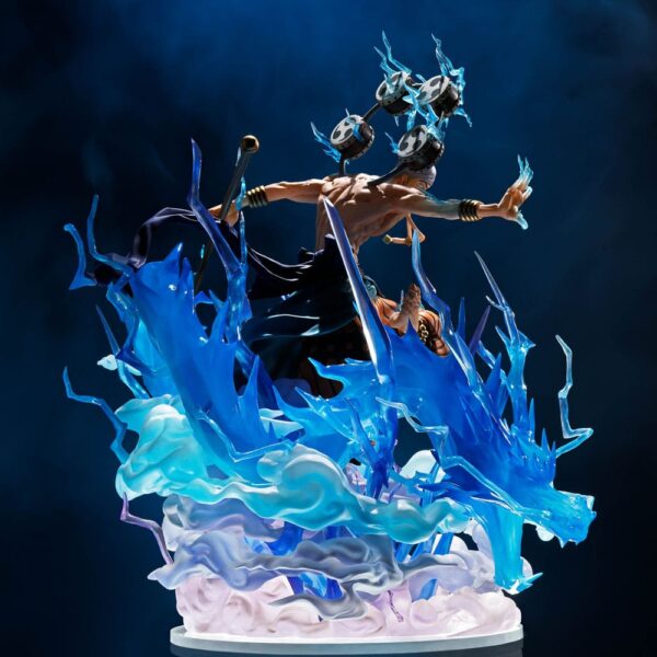 x_btn66662-8_b Eneru ENEL One Piece FiguartsZERO Extra Battle PVC Statue Sixty Million Volt Lightning Dragon 32 cm BANDAI