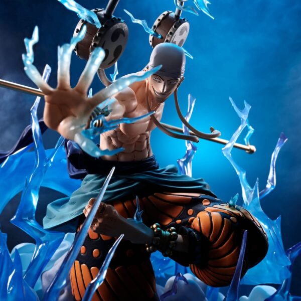 x_btn66662-8_c Eneru ENEL One Piece FiguartsZERO Extra Battle PVC Statue Sixty Million Volt Lightning Dragon 32 cm BANDAI