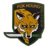 Metal Gear Solid Lingotto Stemma Foxhound Insignia Limited Edition in Metallo