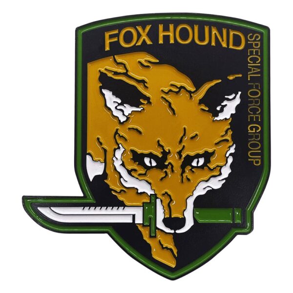 Metal Gear Solid Lingotto Stemma Foxhound Insignia Limited Edition in Metallo