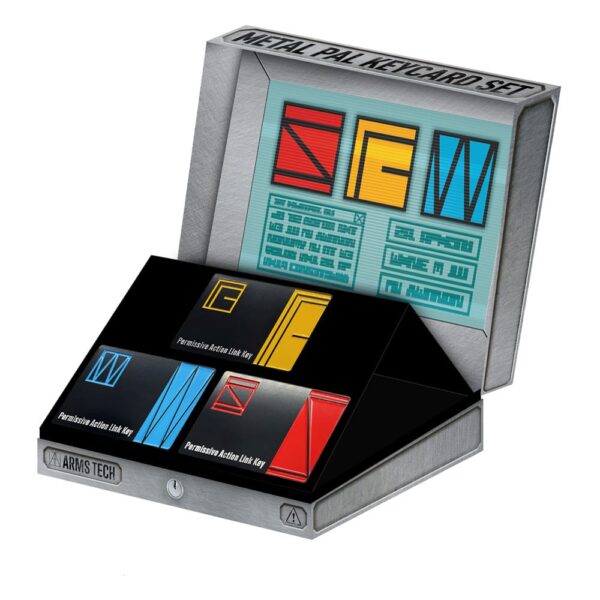Metal Gear Solid Replica Keycard Set Limited Edition in Metallo