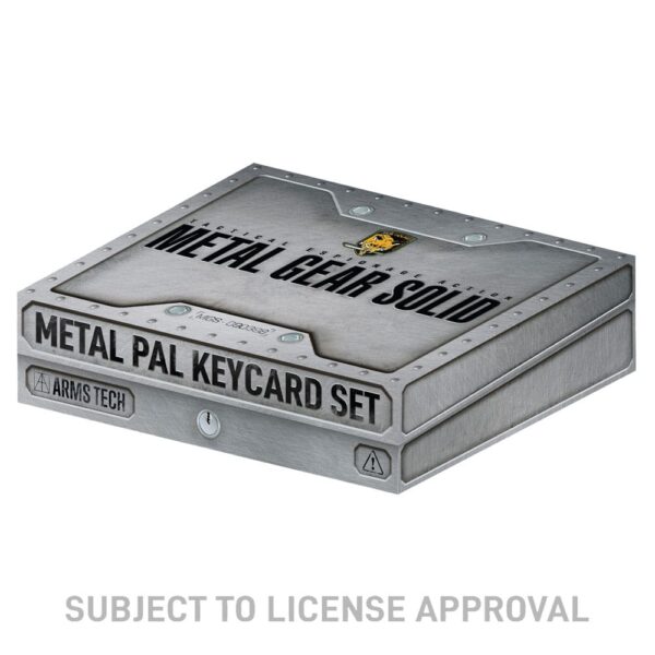 Metal Gear Solid Replica Keycard Set Limited Edition in Metallo