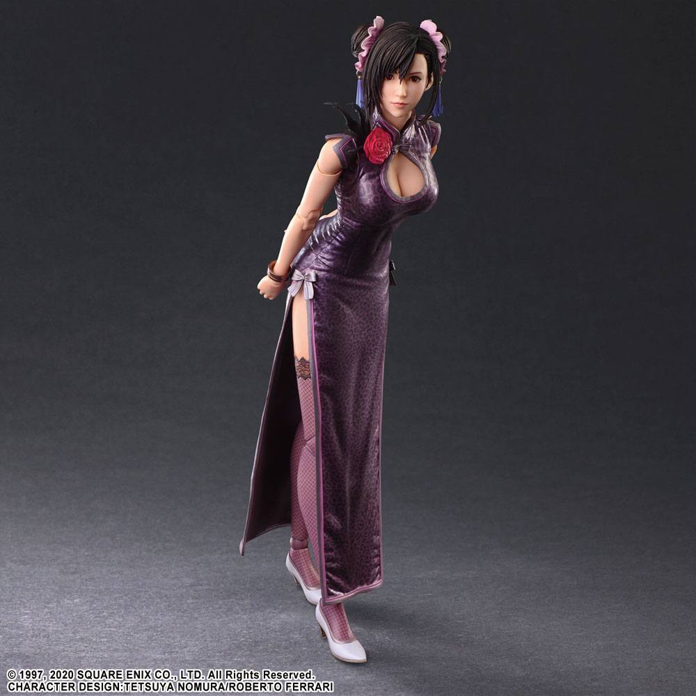 Tifa Lockhart Sporty Dress Ver. Final Fantasy VII Remake Play Arts Kai Action Figure 25 cm