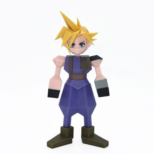 Cloud Strife Final Fantasy VII Polygon Vinyl Figure 15 cm -PREORDER NOVEMBRE 2025-