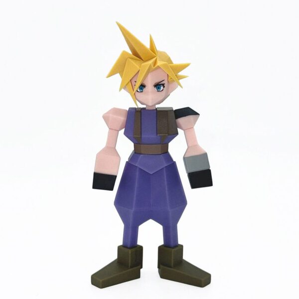 Cloud Strife Final Fantasy VII Polygon Vinyl Figure 15 cm -PREORDER NOVEMBRE 2025-