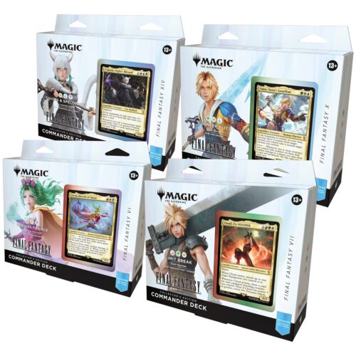 MAGIC: THE GATHERING - FINAL FANTASY COLLECTOR'S COMMANDER DISPLAY (4 MAZZI) - ENG -PREODER 13 GIUGNO 2025-