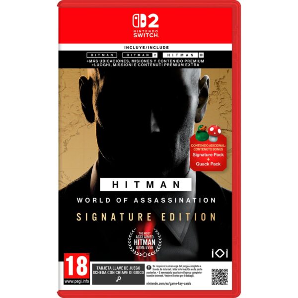 HITMAN WORLD OF ASSASSINATION SIGNATURE EDITION -PREORDINE USCITA 5/6/2025- SWITCH 2