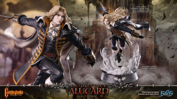 ALUCARD Castlevania symphony of the night Dash attack statue 30 Cm in Resina First 4 Figures