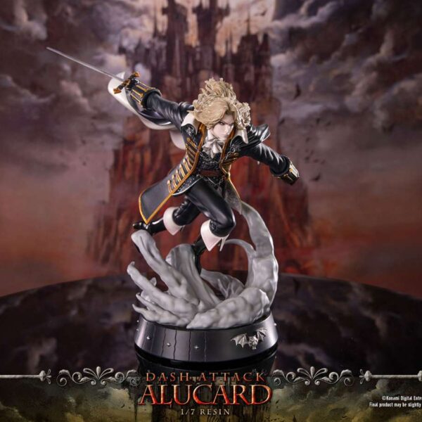 ALUCARD Castlevania symphony of the night Dash attack statue 30 Cm in Resina First 4 Figures