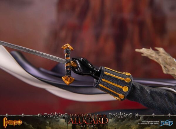 ALUCARD Castlevania symphony of the night Dash attack statue 30 Cm in Resina First 4 Figures