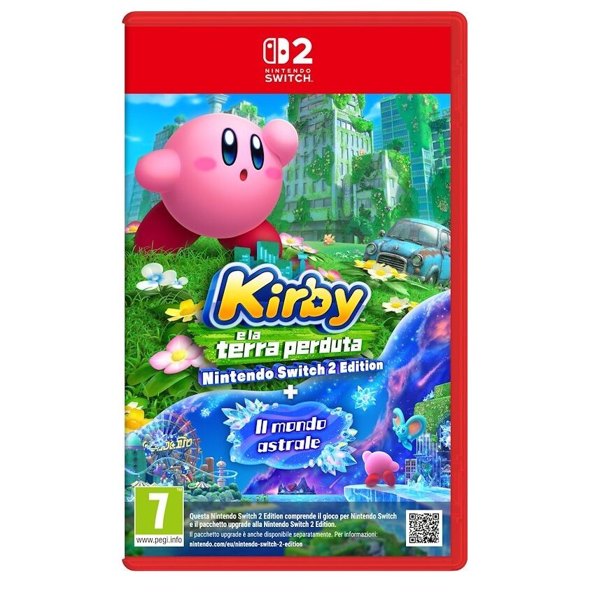 KIRBY E LA TERRA PERDUTA SWITCH 2 EDITION + IL MONDO ASTRALE -PREORDINE USCITA 28/8/2025- SWITCH 2