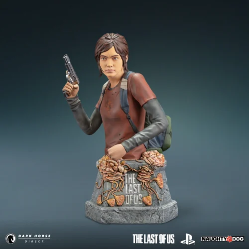 ELLIE CON LA PISTOLA BUSTO IN RESINA The Last of Us DARK HORSE 20 CM