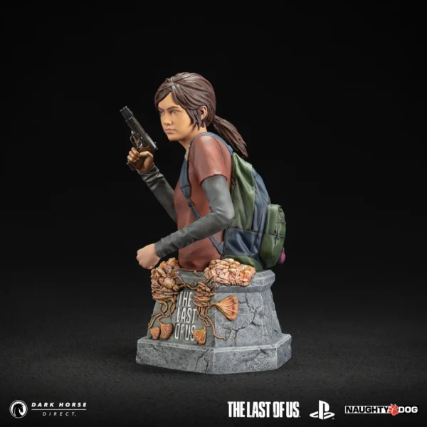 ELLIE CON LA PISTOLA BUSTO IN RESINA The Last of Us DARK HORSE 20 CM