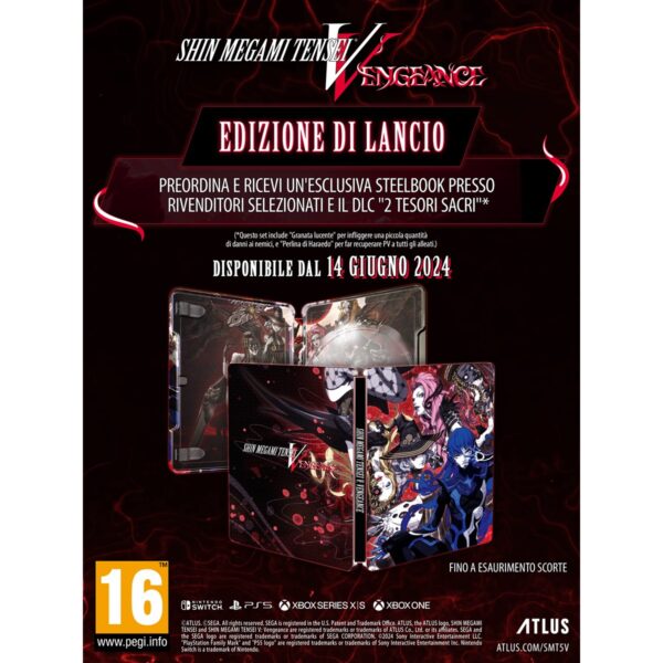 SHIN MEGAMI TENSEI V VENGEANCE LAUNCH EDITION (STEELBOOK) - SWITCH