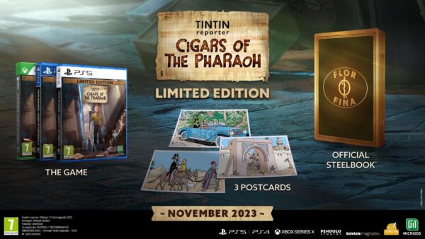 TINTIN REPORTER I SIGARI DEL FARAONE EDIZIONE LIMITATA (STEELBOOK) - PS5
