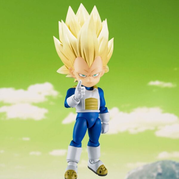 Super Saiyan Level 3 Vegeta (mini) Dragon Ball S.H.Figuarts Action Figure Daima 8 cm BANDAI -PREORDER DICEMBRE 2025-