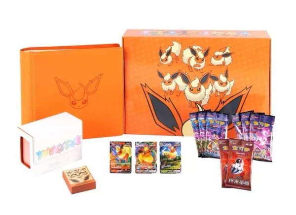 Pokemon TCG S-Chinese FLAREON Vmax Gift Box Esclusivo 2024