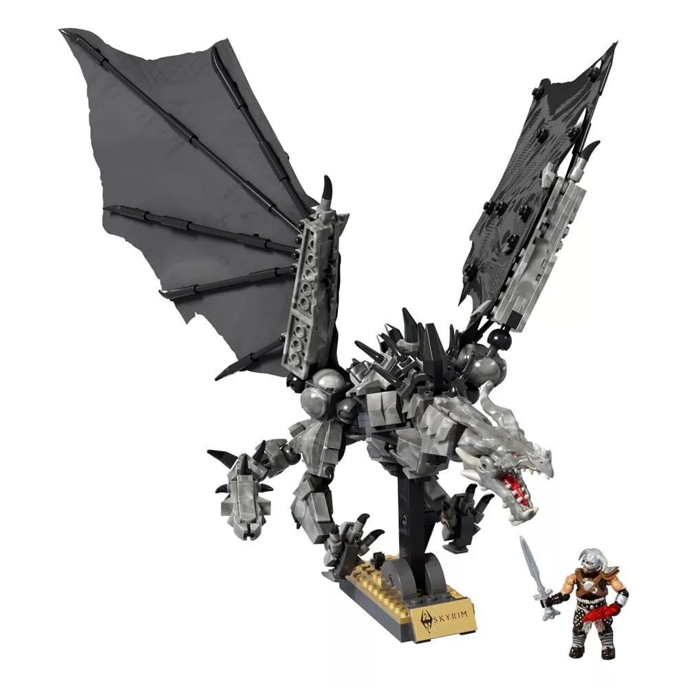 SKYRIM SET ALDUIN DRAGONBORN MEGA BLOCK BULDING SETS MATTEL ORIGINALE