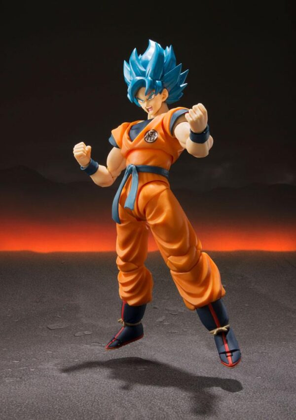 Goku Dragon Ball Super Broly S.H. Figuarts Action Figure Super Saiyan God Super Saiyan 14 cm BANDAI -PREORDER OTTOBRE 2025-
