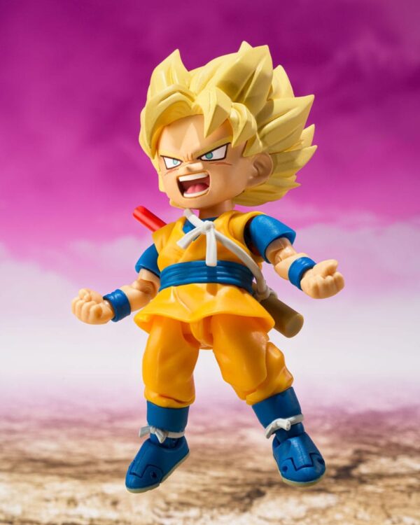 Saiyan Son Goku (mini) Dragon Ball S.H.Figuarts Action Figure Daima 8 cm BANDAI -PREORDER OTTOBRE 2025-