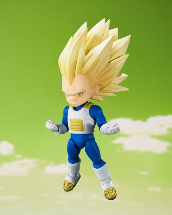 Super Saiyan Level 3 Vegeta (mini) Dragon Ball S.H.Figuarts Action Figure Daima 8 cm BANDAI -PREORDER DICEMBRE 2025-