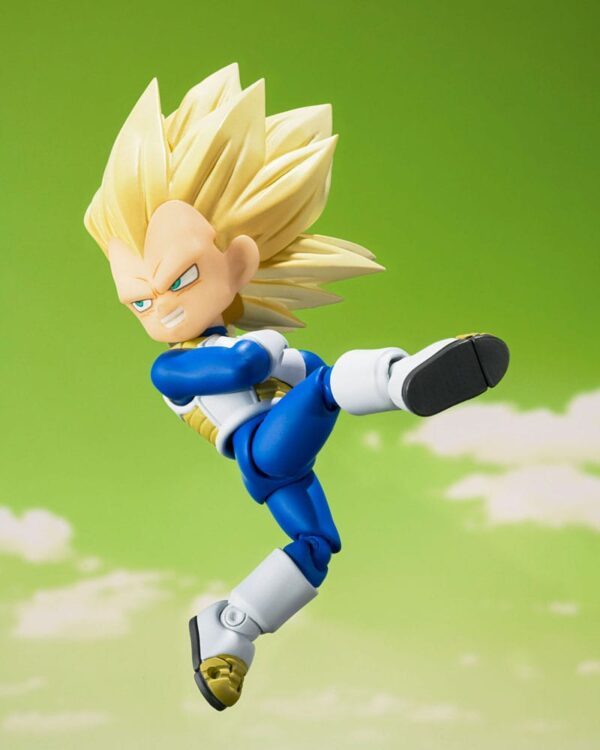 Super Saiyan Level 3 Vegeta (mini) Dragon Ball S.H.Figuarts Action Figure Daima 8 cm BANDAI -PREORDER DICEMBRE 2025-