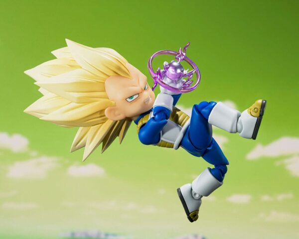 Super Saiyan Level 3 Vegeta (mini) Dragon Ball S.H.Figuarts Action Figure Daima 8 cm BANDAI -PREORDER DICEMBRE 2025-