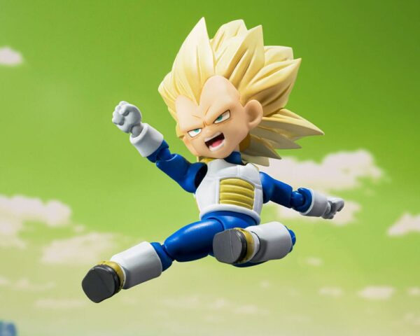 Super Saiyan Level 3 Vegeta (mini) Dragon Ball S.H.Figuarts Action Figure Daima 8 cm BANDAI -PREORDER DICEMBRE 2025-