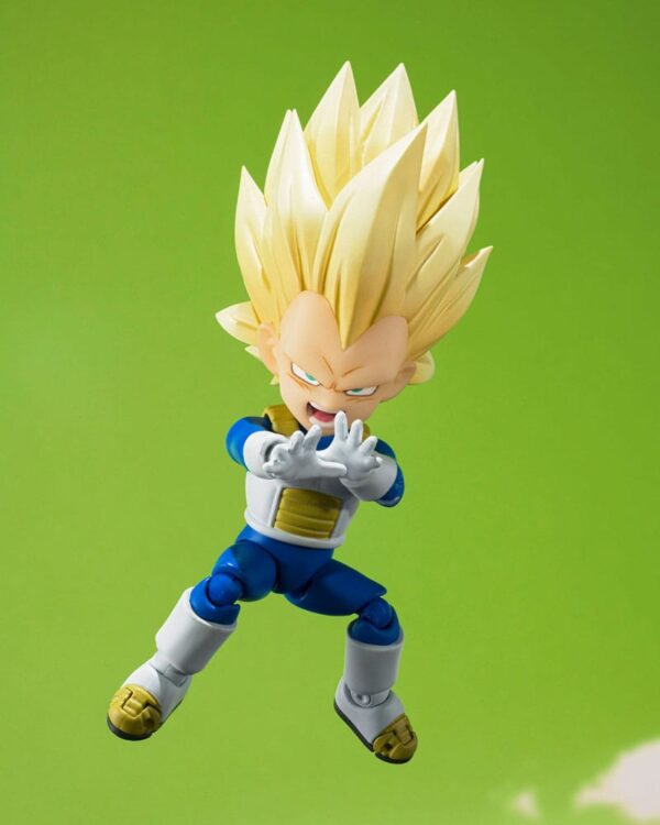 Super Saiyan Level 3 Vegeta (mini) Dragon Ball S.H.Figuarts Action Figure Daima 8 cm BANDAI -PREORDER DICEMBRE 2025-