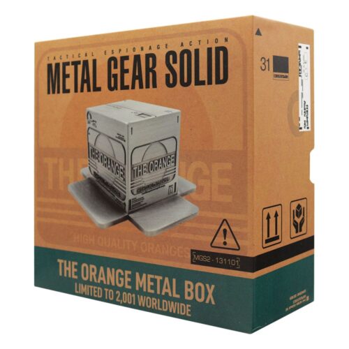 Metal Gear Solid 2 Replica Scatola di Cartone Set Limited Edition in Metallo