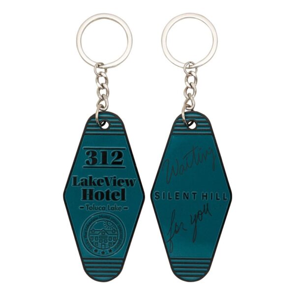 x_fntk-kon-sh04 SILENT HILL 2 PORTACHIAVI LAKEVIEW HOTEL Limited Edition in Metallo