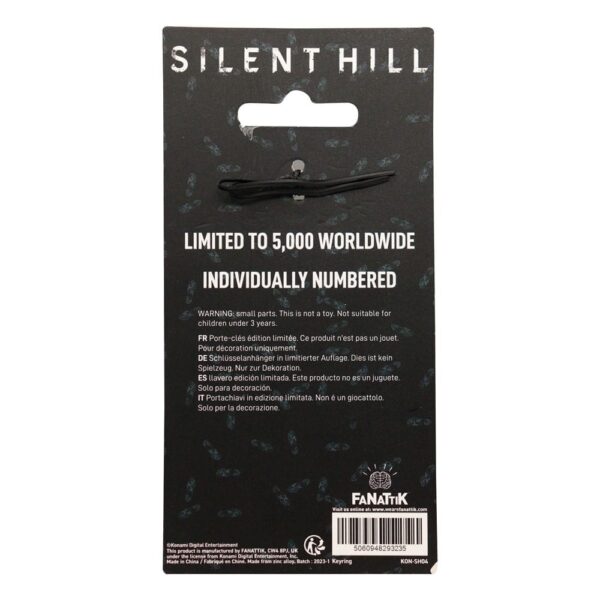 x_fntk-kon-sh04_b SILENT HILL 2 PORTACHIAVI LAKEVIEW HOTEL Limited Edition in Metallo