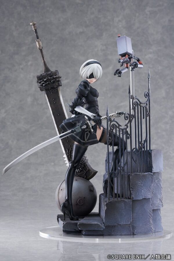 NieR:Automata Ver1.1a PVC Statue 1/7 YoRHa No. 2 Type B Search 31 cm -PREORDER USCITA 6/2025-