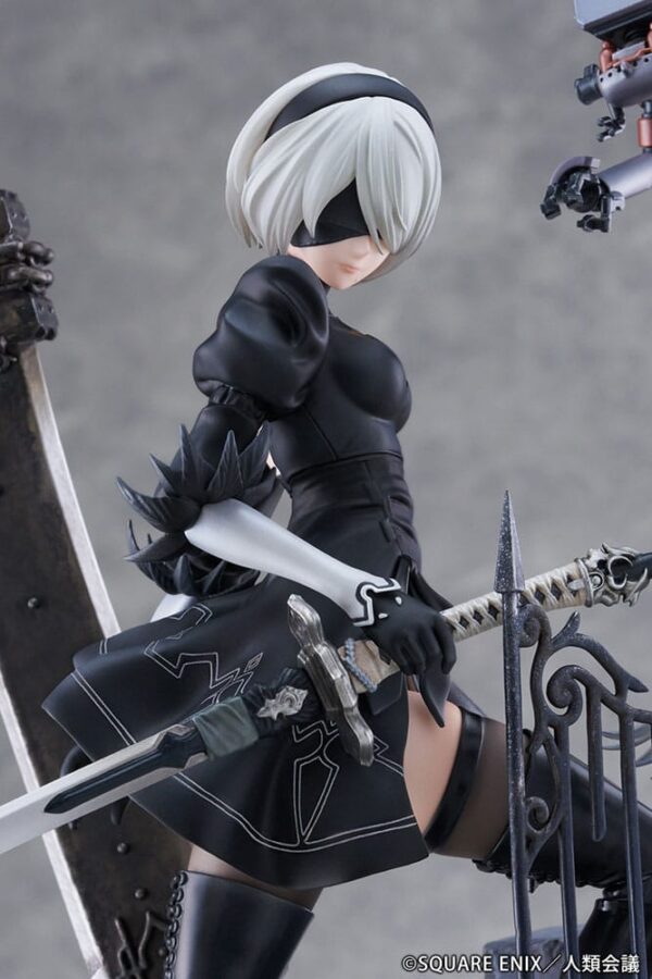 NieR:Automata Ver1.1a PVC Statue 1/7 YoRHa No. 2 Type B Search 31 cm -PREORDER USCITA 6/2025-