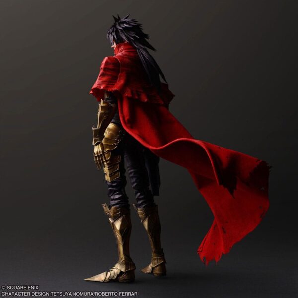 Vincent Valentine Final Fantasy VII Rebirth Play Arts Kai Action Figure 28 cm -PREORDER DICEMBRE 2025-