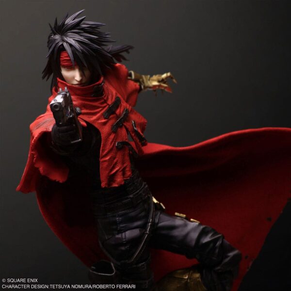 Vincent Valentine Final Fantasy VII Rebirth Play Arts Kai Action Figure 28 cm -PREORDER DICEMBRE 2025-