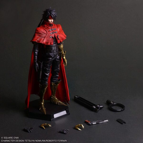 Vincent Valentine Final Fantasy VII Rebirth Play Arts Kai Action Figure 28 cm -PREORDER DICEMBRE 2025-