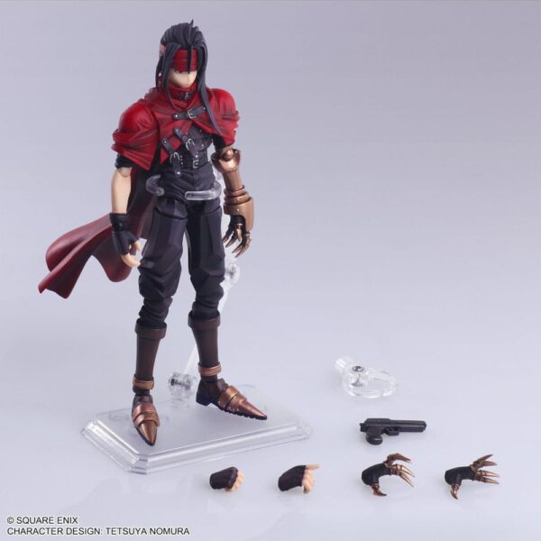 Vincent Valentine Final Fantasy VII Bring Arts Action Figure 15 cm -PREORDER MAGGIO 2025-