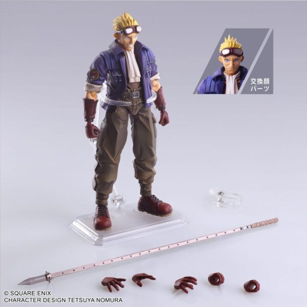 Cid Highwind Final Fantasy VII Bring Arts Action Figure 15 cm -PREORDER SETTEMBRE 2025-